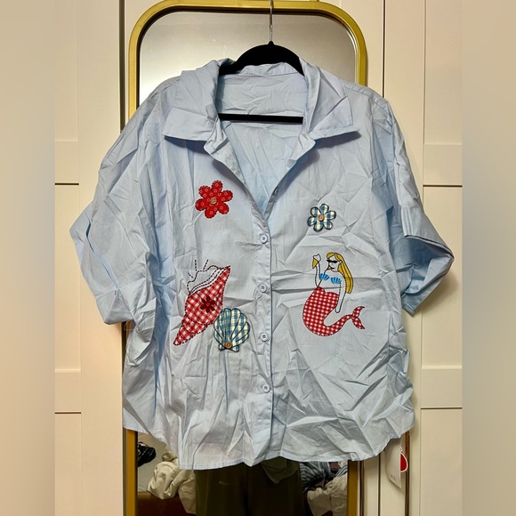 Cider Mermaid Short Sleeve Shirt - Picture 6 of 14